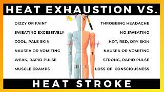 HEAT EXHAUSTION VS. HEAT STROKE TOOLBOX TALK | By Ally Safety