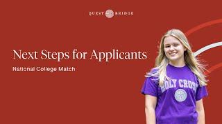 Next Steps for National College Match Applicants | 2024