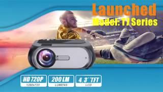 Vivicine New Arrival T7 720P HD Video Projector