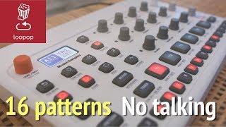 Elektron Model Samples: All 16 factory patterns, No talking