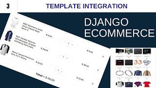 Django Ecommerce Website | Template Integration | Part 3 | Django Tutorial