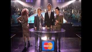 Busted win Pop Act presented by Leigh Francis (as Mel B) | 2004