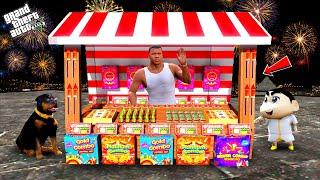 Franklin & Shinchan Celebrate Diwali Fireworks in GTA 5 || Gta 5 Tamil