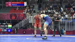 Quali-- Deepak Nehra(IND) vs K  ABDULKHAIROV (KGZ) FS 97Kg Asian Championship 2022#ruknanahihai