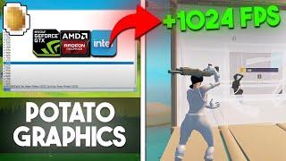 How to Get Potato Graphics in Fortnite! (Max FPS + 0 Delay) In Intel & AMD GPU 