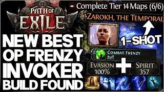 Path of Exile 2 - New Best GAME BREAKING Invoker Build Guide - OP Combat Frenzy Thunder Monk Combo!