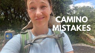 Mistakes that I made on the Camino de Santiago