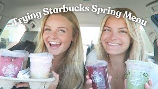 Trying Starbucks Spring Menu 2025