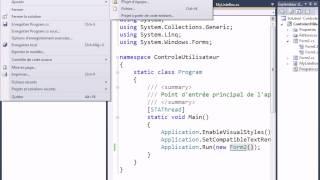 Introduction C#  -  utilisation des controles utilisateurs -  Rahmouni oussama