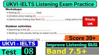 UKVI IELTS Listening Practice Test 2024 With Answers [ Test - 8 ]
