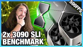 2x NVIDIA RTX 3090 SLI Benchmarks: 500FPS, 700W, & Limited Support