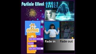 #how to #Making Card in Scratch  Ghost effect in Scratch Fade in fade out effect Transition effect