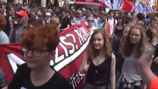 BERLIN GEGEN NAZIS! TAUSENDE GEGEN  NAZIAUFMARSCH IN DER  HAUPTSTADT