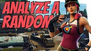 Fortnite but I analyze a random for the first time...