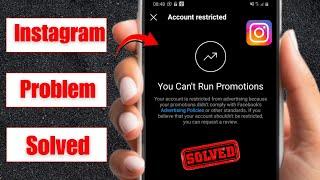 Your Account is Restricted Instagram Problem / Fixed
