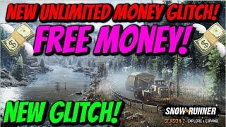 SnowRunner - New Unlimited Money Glitch! (Free Money)