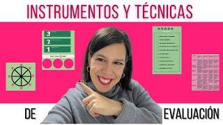 Instrumentos y Técnicas De EVALUACIÓN 