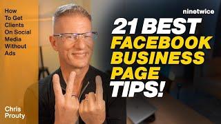 Facebook BUSINESS PAGE tutorial 2022 - 21 Optimization Tips To Do RIGHT NOW!