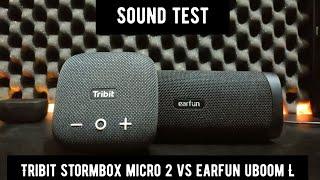 Tribit stormbox micro 2 VS Earfun uboom L | Batttle Sound test