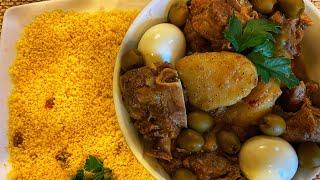 Boiled Lamb Meat with Couscous|My Gambian Kitchen