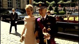 King Philippe of Belgium sworn in as King of the Belgians after King Albert II's abdication in 2013