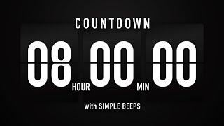 8 Hours Countdown Timer Flip Clock️