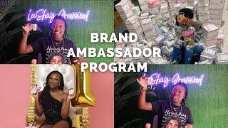 I STARTED A BRAND AMBASSADOR PROGRAM | how to become a brand ambassador | content creator tips