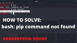 how to solve Pip command not found in kali linux or any other linux & ubuntu OS|#1kalihacking