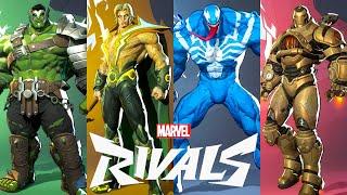 Marvel Rivals Beta - All Characters & Skins Showcase (4K 60FPS)