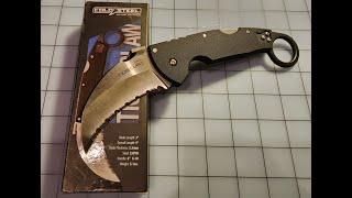 Cold Steel "Tiger Claw" with serrated blade - Unboxing