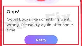 BYJU'S App Fix Oops! Looks like something went wrong. Please try again after some time Problem Solve