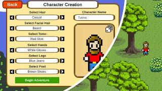 Making a 2D Character Creator & Procedural Worlds | Unity Game Devlog 1