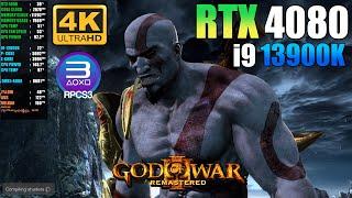 God of War 3 PC Gameplay | RPCS3 Emulator | RPCS3 0.0.28 | RTX 4080 | i9 13900K 5.8GHz | 4K 60FPS+