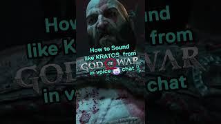 How to sound like Kratos (Discord Voice Changer Tutorial) #Shorts