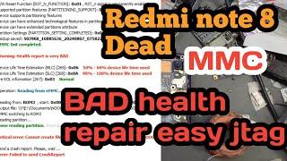 Redmi note 8 Dead MMC BAD health repair easy jtag