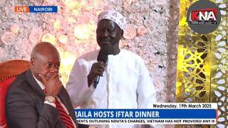 ''WEWE ULIKUWA UNATUITA NYANG'AU, SAHI UNATUAMBIA SISI NI MALAIKA,'' RAILA ODINGA TO GACHAGUA