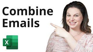 Combine Multiple Email Addresses into One Line using Excel