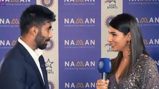 || jasprit bumrah  sanjana ganesan | love story started from here ... just for fun. must watch..!!