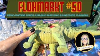 Flohmarkt #50 - Retro Vintage Funde Jurassic Park Dino eine Kiste Playmobil und mehr.