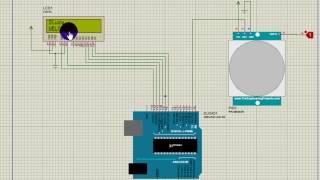 arduino simulation proteus with pir sensor and lcd