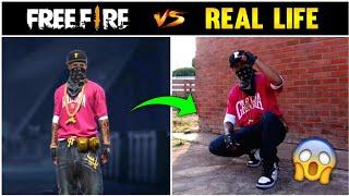 FREE FIRE DRESSES IN REAL LIFE - HIPHOP BUNDLE IN REAL LIFE | Garena Free fire