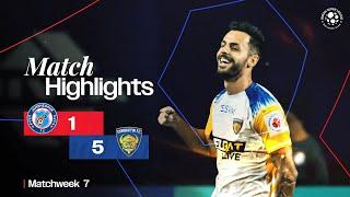 Match Highlights | Jamshedpur FC 1-5 Chennaiyin FC | MW 7 | ISL 2024-25