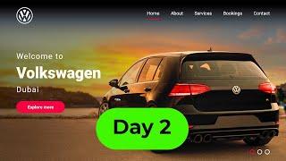 DAY 2 | LIVE Website Coding | How To Create a Responsive Website Using HTML and CSS From Scratch