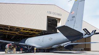 Inside US Advanced Millions $ Hangar Repairing Massive US Air Force Aircraft