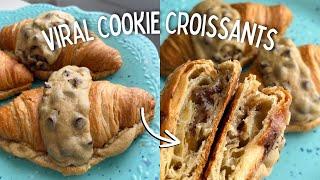 Viral Cookie Croissant Recipe | How To Make a Crookie | Paola Santana