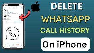 How to delete WhatsApp call history on iPhone? 