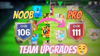 Team Upgrade complete ... Road to 112 OVR | FC Mobile