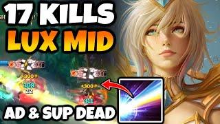 Extremely difficult 17 Kill Lux Mid game while talking about how Tennis made me better at League