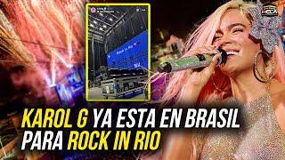 KAROL G YA ESTA EN BRASIL PARA SU ÚLTIMO CONCIERTO DEL AÑO "ROCK IN RIO"