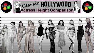 Height Comparison | Classic Hollywood Actresses